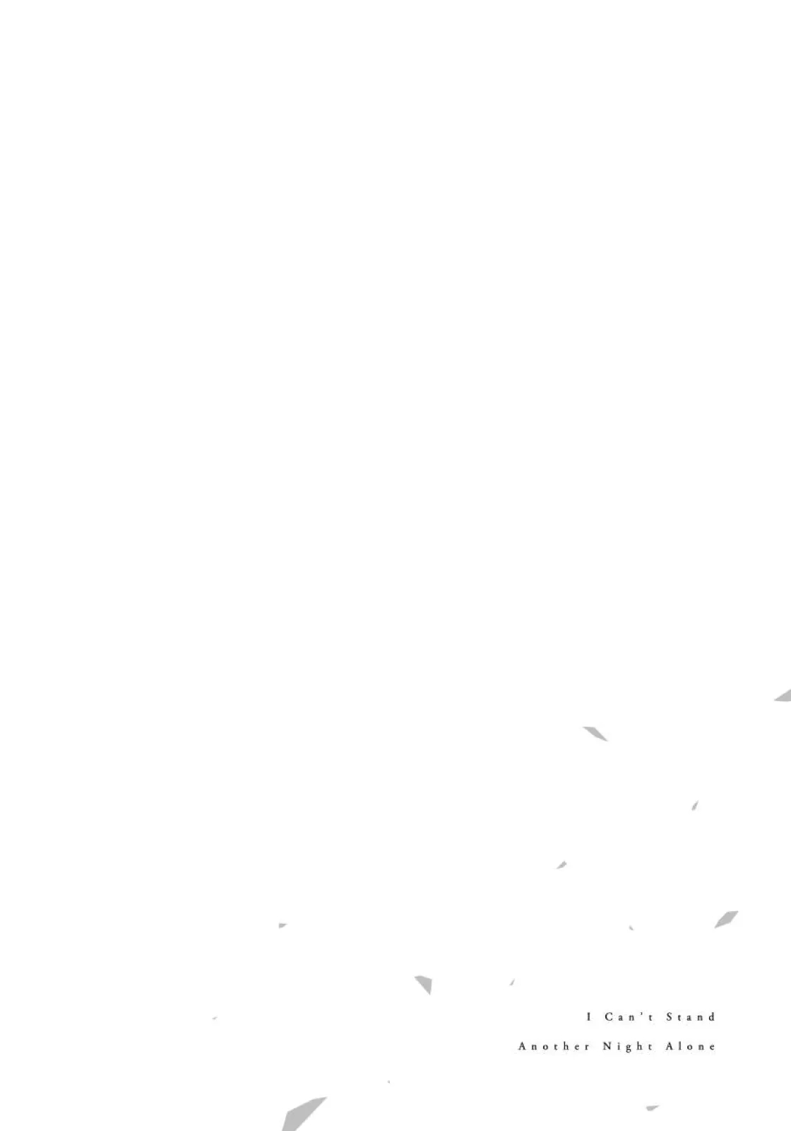 không thể ở một mình chapter 0 1