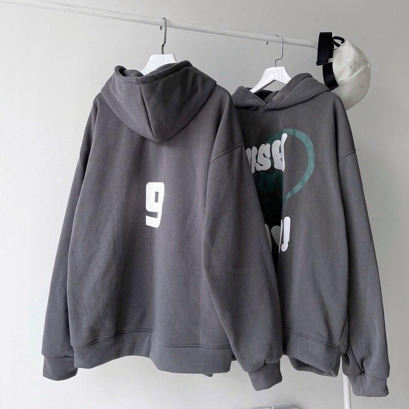 Áo hoodie nỉ bông WISH NOW unisex nam nữ (Ảnh thật/Có sẵn)