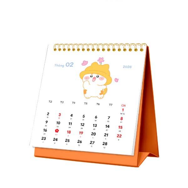 Lịch Bàn Mini - Meow Meow Time