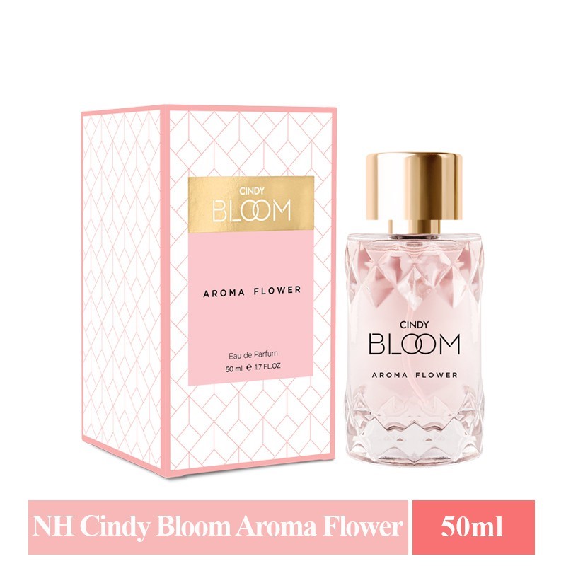 Bộ Nước Hoa Cindy Bloom 50ml &amp; Sữa Tắm Nước Hoa 270g Aroma Flower - Ngọt Ngào