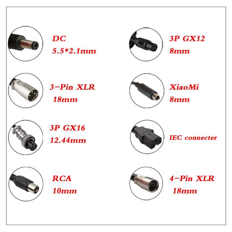 Tangspower 54,6V 1.5A Bộ sạc cho xe đạp điện 48V 2A