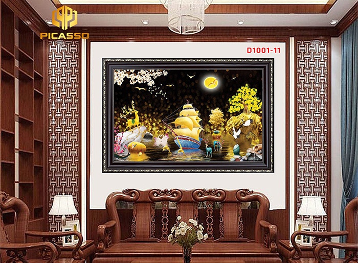Tranh kính cường lực Hiện đại D1001