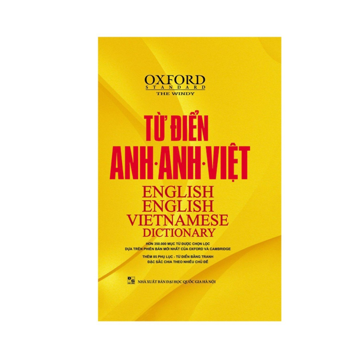 Từ điển Oxford Anh Anh Việt bìa vàng( tặng kèm hộp Flashcard 360 động  từ bất quy tắc Tiếng Anh từ A-Z )