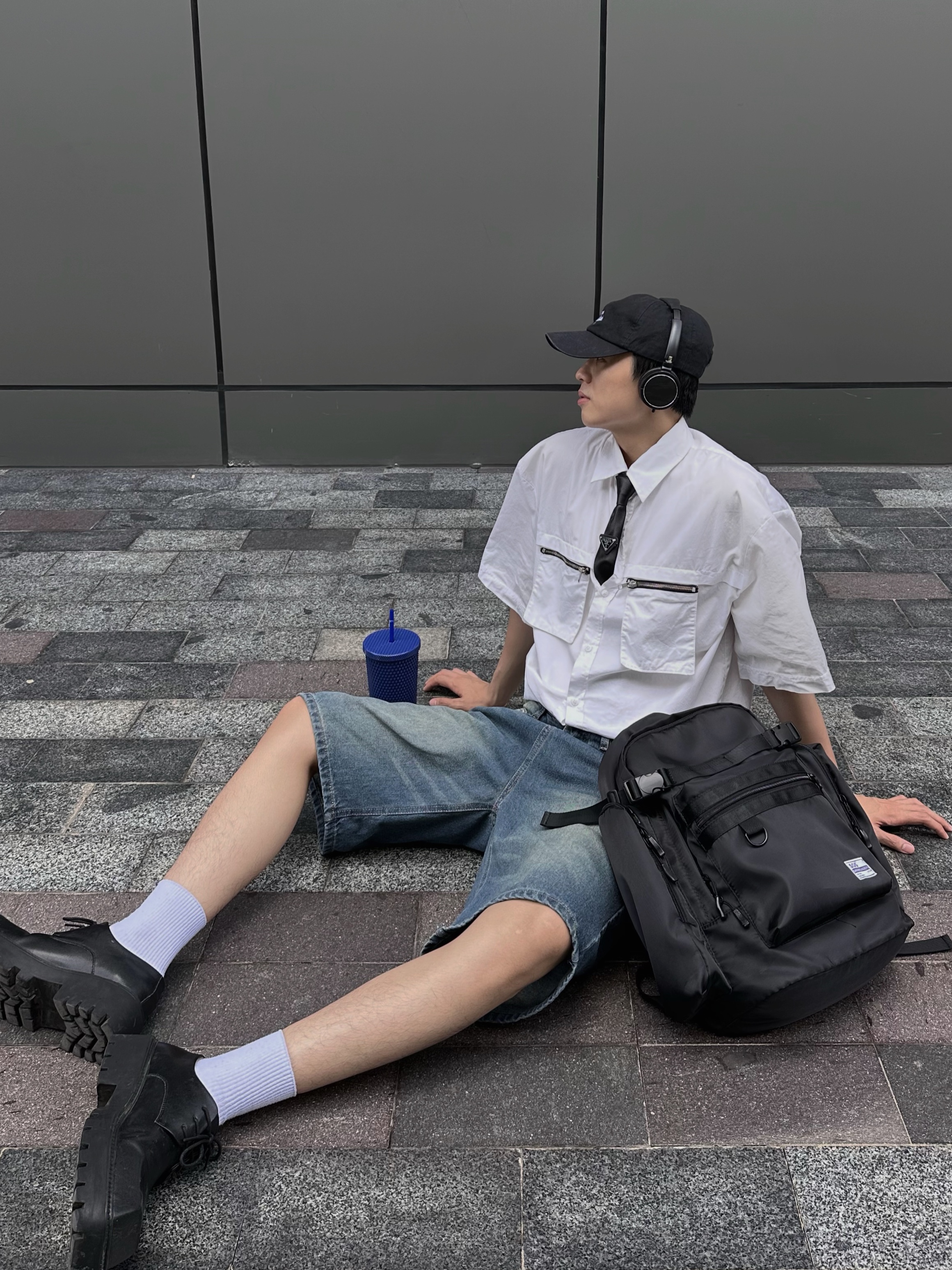 Balo Thời Trang SAIGON SWAGGER SLATE BACKPACK chất liệu Nylon ngăn chống sốc laptop 14inch