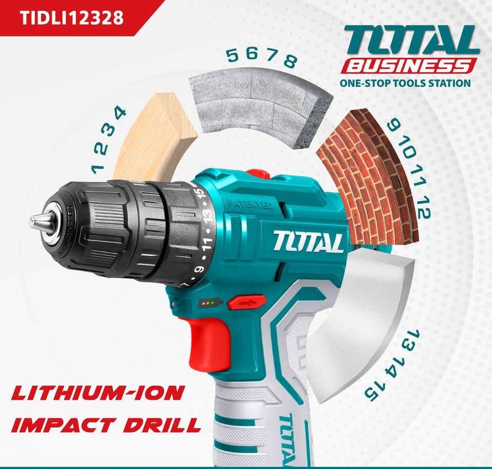 MÁY KHOAN PIN 12V TOTAL TDLI12328 - HÀNG CHÍNH HÃNG