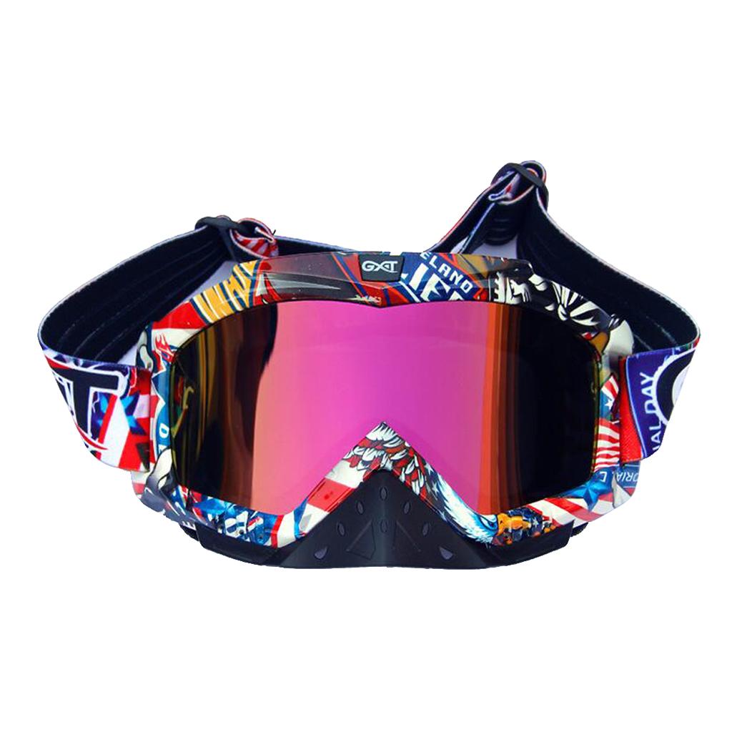 Motorcycle Windproof Anti-Fog Goggles Skiing Snowboard Glasses