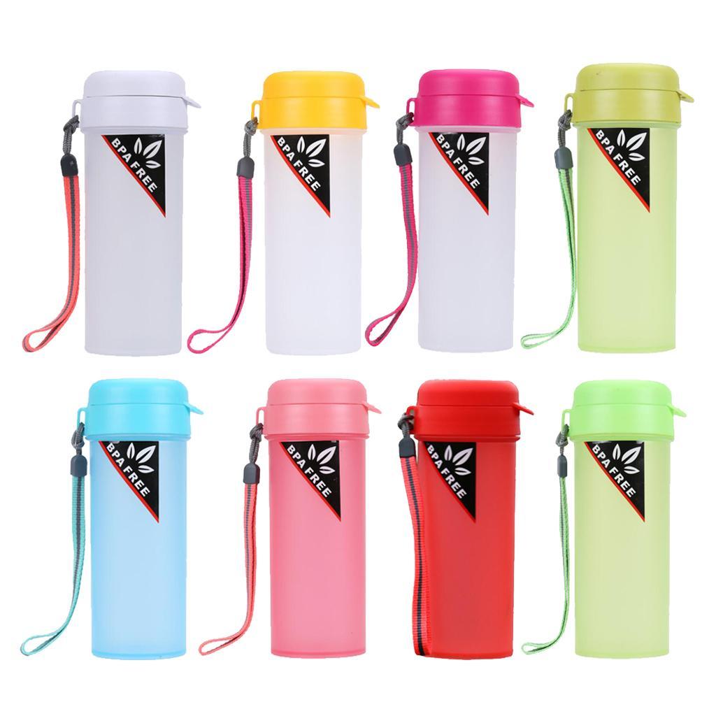 Sports Water Bottle Drink Bottle With Handle Strap Carrier Hiking