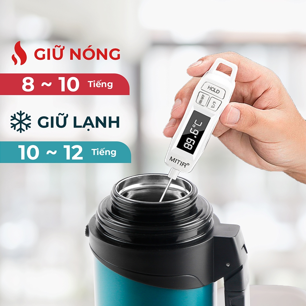 Bình Giữ Nhiệt Inox 304 Nóng 8h Lạnh 12h ELMICH El8009 1000ml