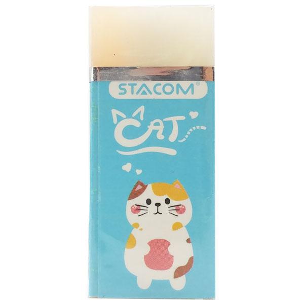 Gôm Thạch Cute Pet - Stacom-ER115B - Cat - Gôm Màu Trắng
