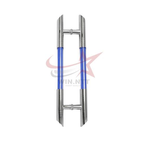 Tay Nắm Cửa Kính Cường Lực, Cửa Nhôm - Tay Nắm Mica Xanh
