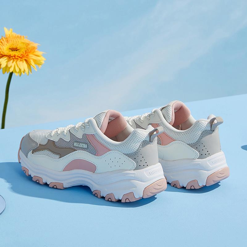 QIAODAN Giải Trí Giày Nữ 2023 Thời Trang Giày Thể Thao Thanh Lịch Thoải Mái Thoáng Khí Giày Sneaker Nữ XM4690325 Giảm Giá Color: Black White Shoe Size: 7