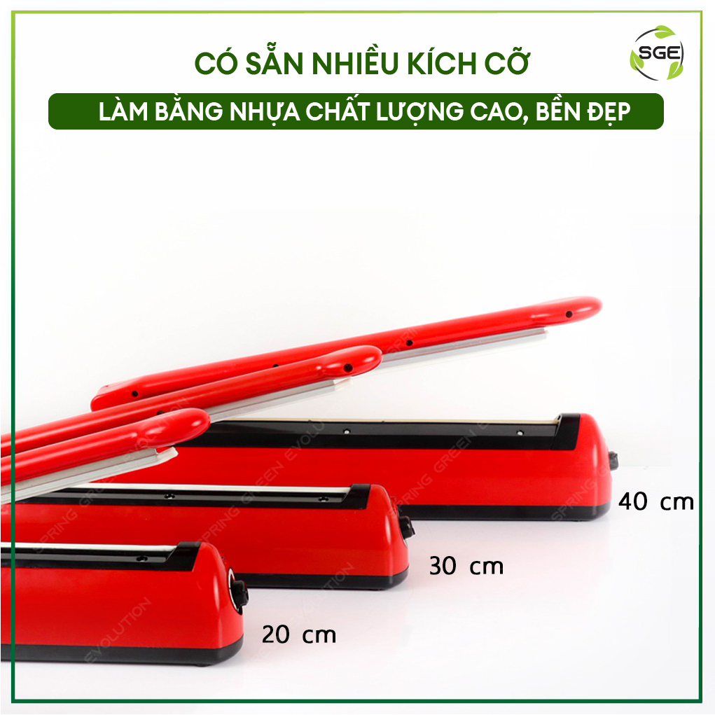 Máy hàn miệng túi đa năng HS40, dùng được cho mọi loại túi, phù hợp nhu cầu gia đình, hộ kinh doanh. Hàng chính hãng Thái Lan