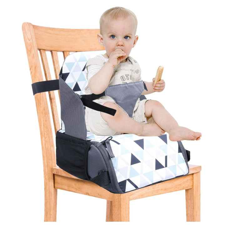 Ghế Ngồi Xếp Gọn Cho Bé Đi Du Lịch Thiết Kế có ngăn chứa đồ tiện lợi Booster Seat BABY Travel