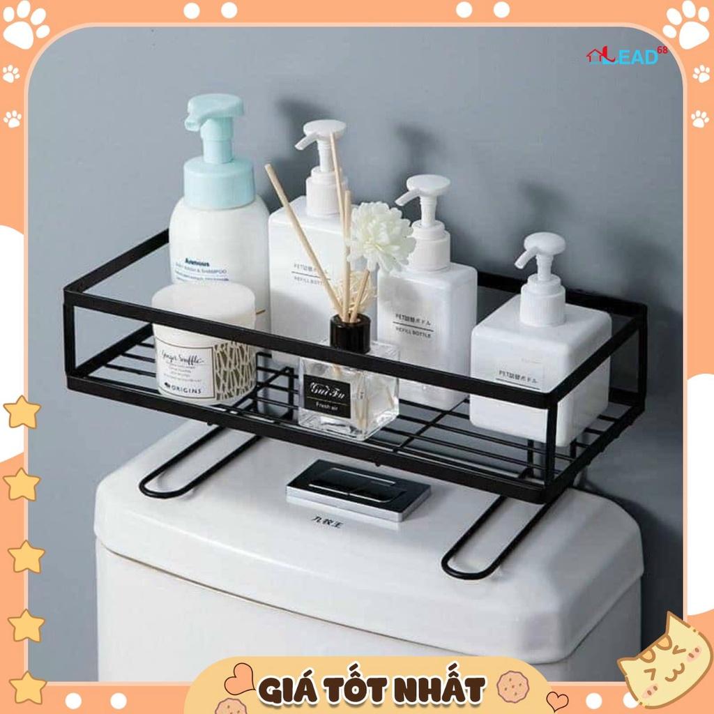 Kệ sắt để đồ sau toilet 1 tầng siêu gòn gàng