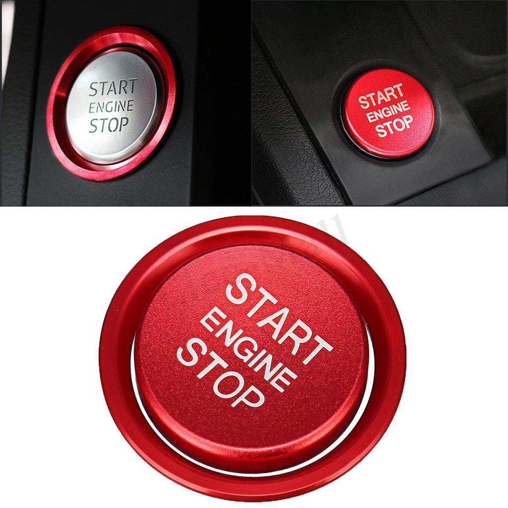 3 Pack Engine Start Stop Button Cover  Trim Anodized for