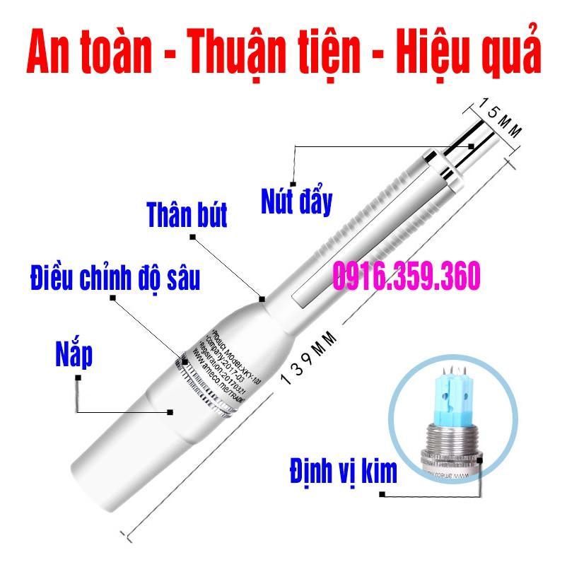 Bút chích máu giác hơi 4 đầu kim (km 200 kim)