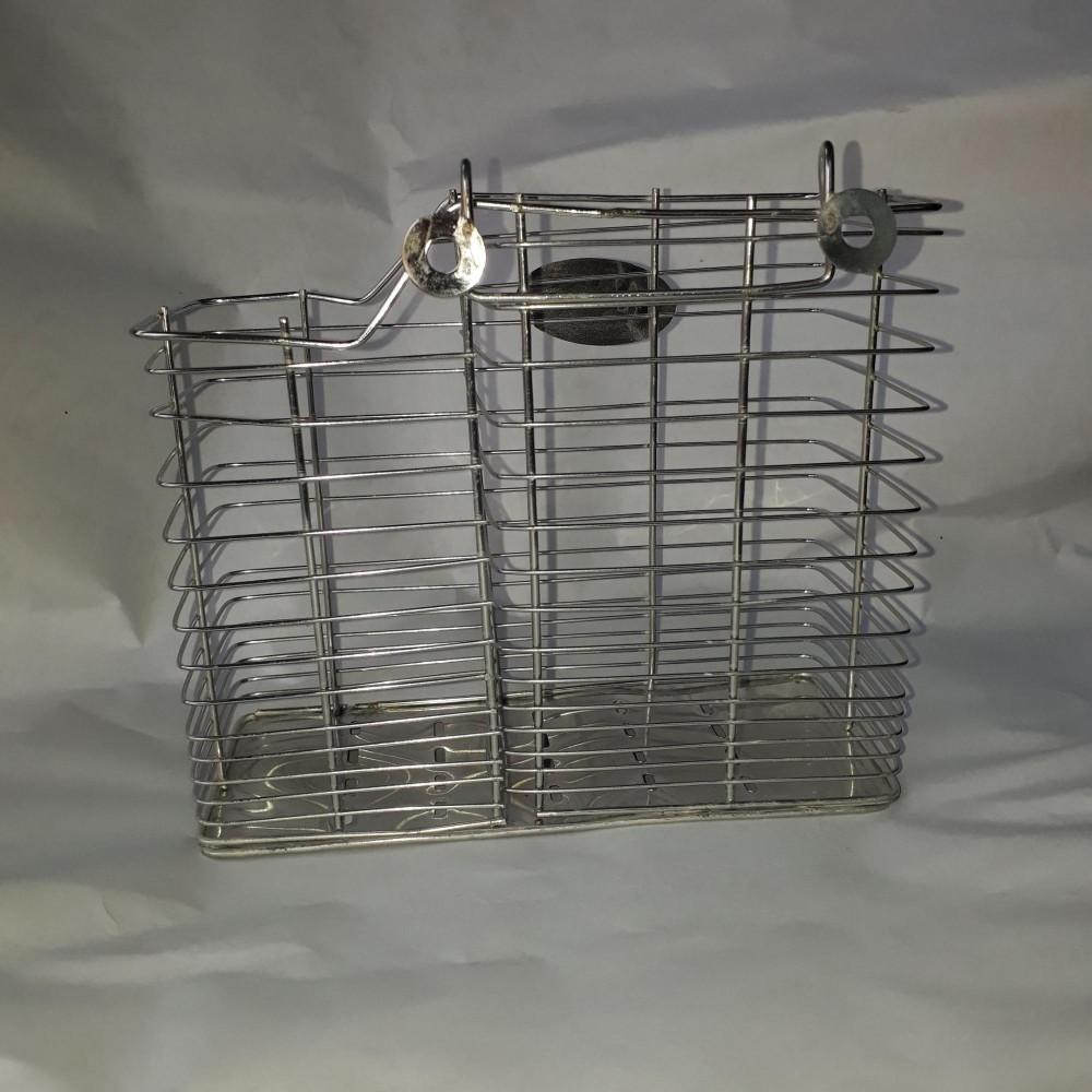 Ống đôi đựng đũa muỗng inox. mỏng  - Gia dụng Dũng Hà