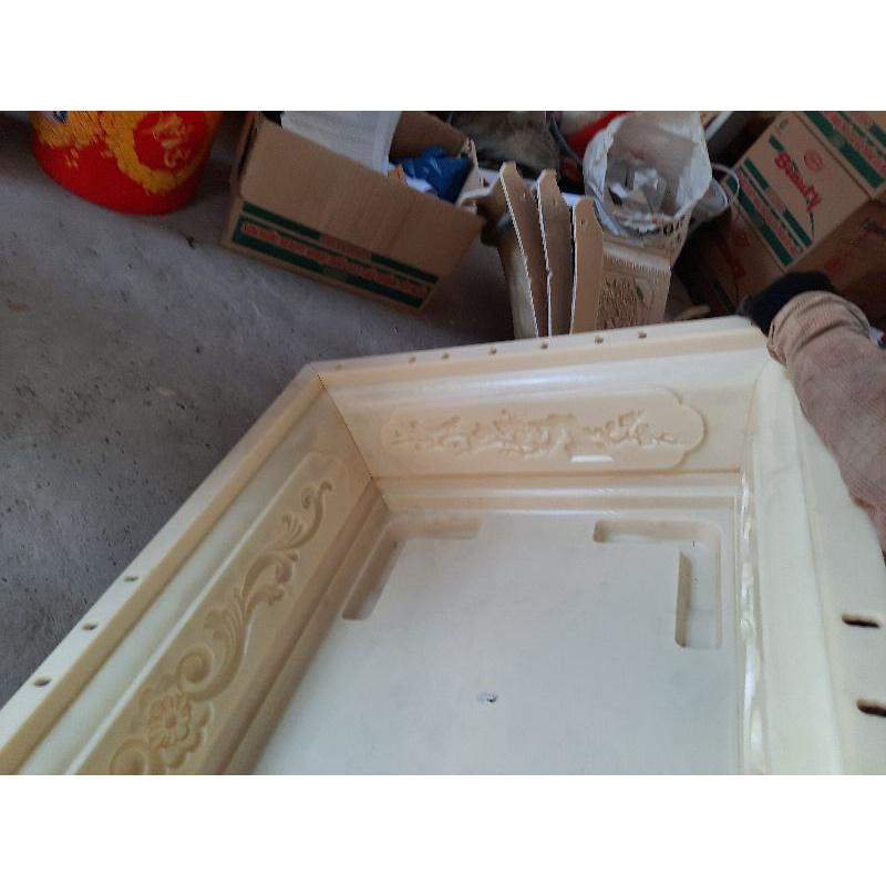 Khuôn đúc chậu chữ nhật 95x60 cao 25cm có lòng trong chất liệu nhựa abs dày dặn
