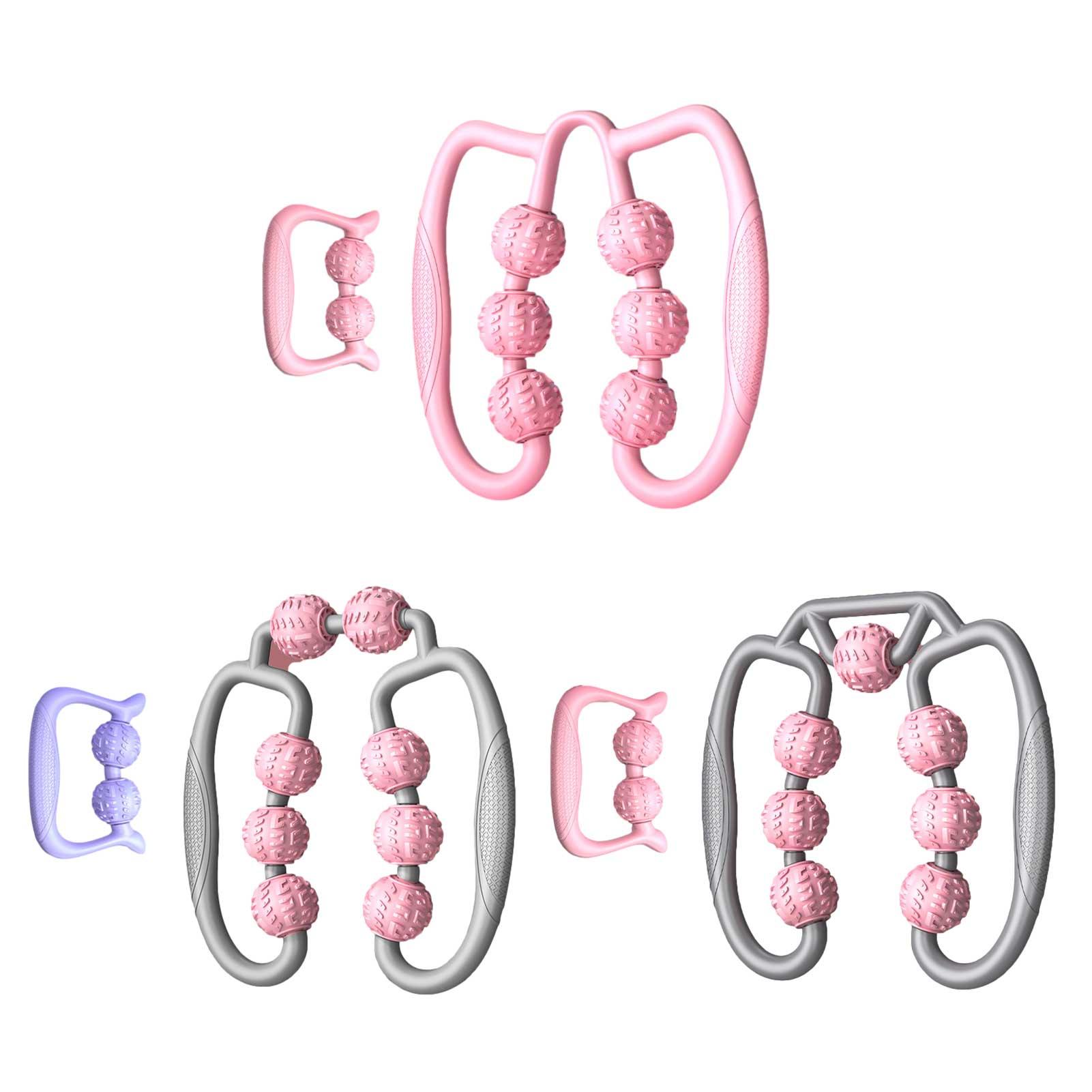 Hình Khuyên Chân Kẹp Đa Năng Máy Massage Con Lăn Tập Thể Dục Con Lăn Xốp Dính Bê Giãn Cơ Stovepipe Hiện Vật