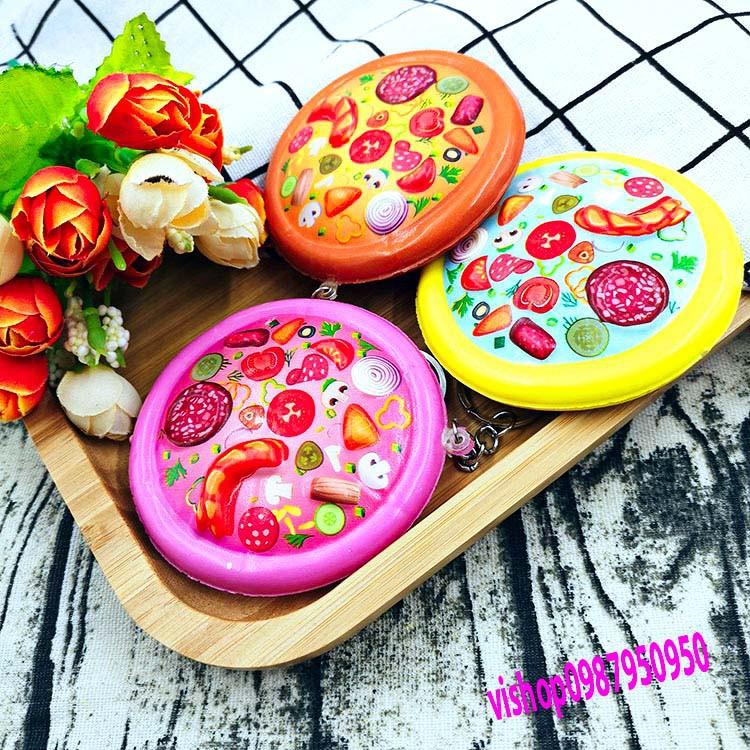 SQUISHY MÓC KHÓA BÁNH PIZATRON