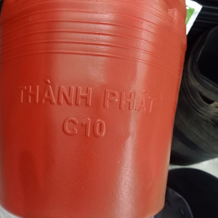 50 Chậu nhựa đỏ C10 250x200mm