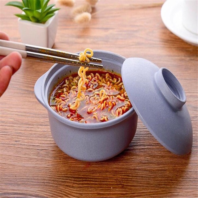 Nồi ăn mì lúa mạch có nắp, giữ nhiệt tố 8442