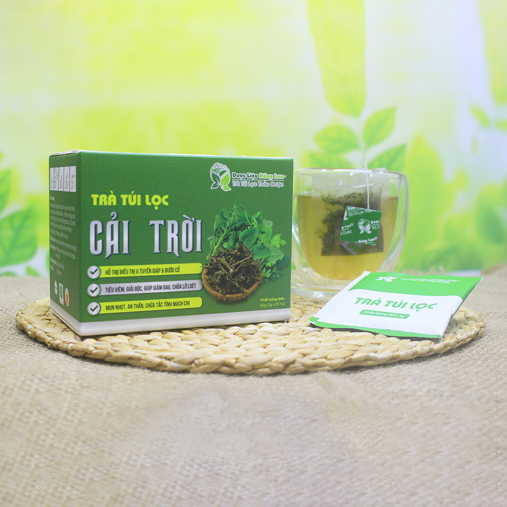 Trà Túi Lọc Cây Cải Trời 60g Dược Liệu Hồng Lan