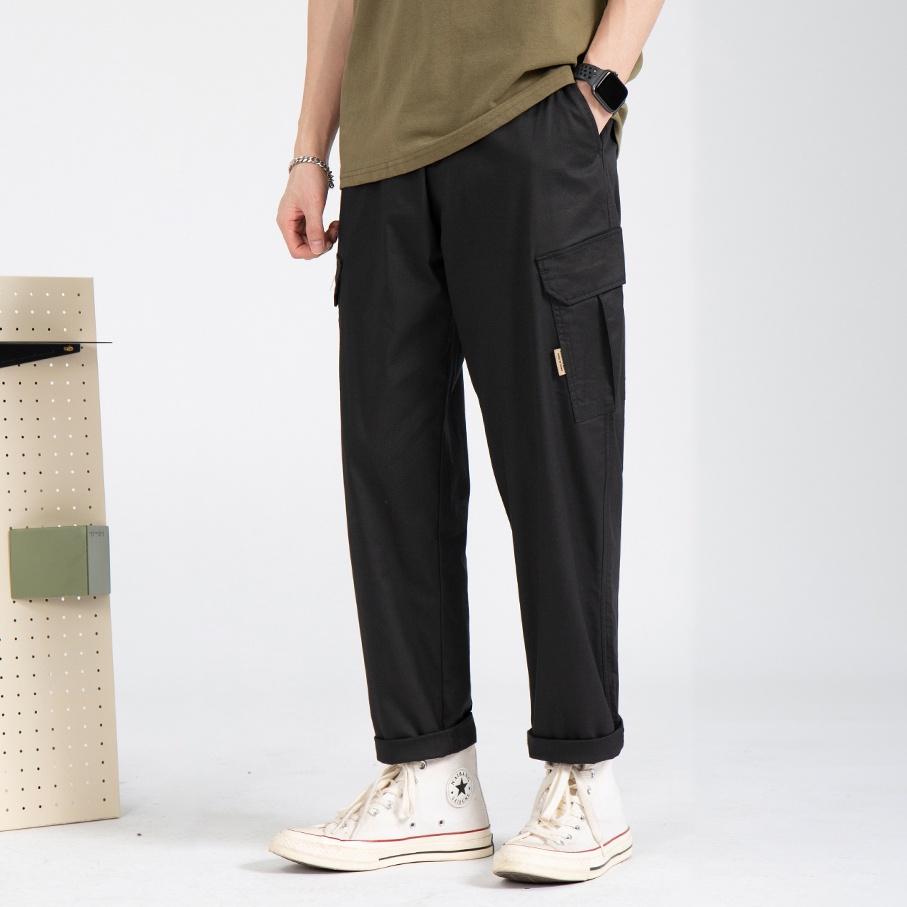 Quần Kaki Túi Hộp - MayLinh shop - Phong Cách Streetwear Mix Đồ Cực Ngầu Big Size - Chất Đẹp Không Nhăn Xù, Dáng Xuông