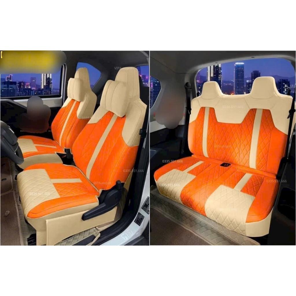Áo ghế VF3 hàng 9D may theo xe, Áo ghế da Nappa giúp bảo vệ ghế da của xe luôn như mới, Hàng Cao Cấp