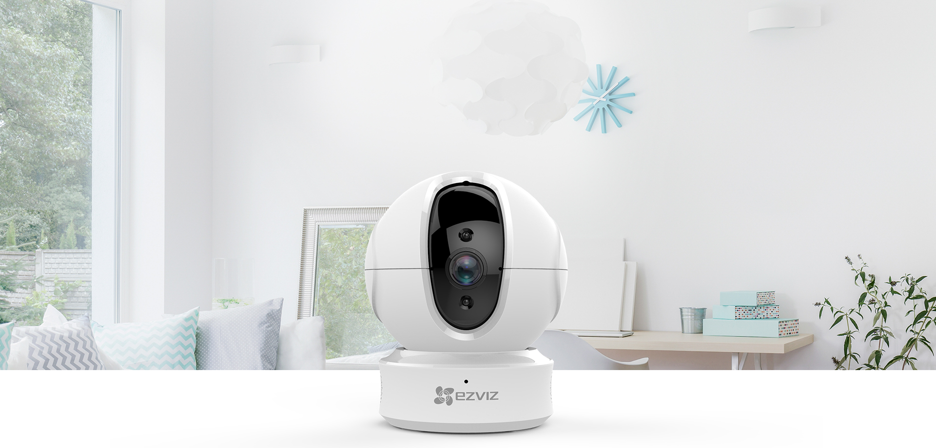 Camera IP - Camera Wifi Trong Nhà EZVIZ C6CN 1080P - Đàm Thoại 2 Chiều - Xoay 360 Độ Theo Chuyển Động - Hàng nhập khẩu