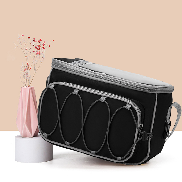Túi treo xe đạp, xe điện, xe đẩy, xe nôi cao cấp chống thấm nước 3 ngăn size to đựng vật dụng cho mẹ và bé U12