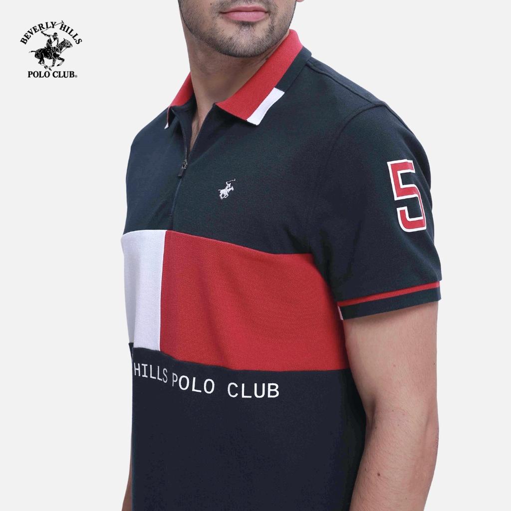 Áo polo Ngắn tay Nam Beverly Hills Polo Club Regular Fit Navy đậm DN- PMRSW21TL019