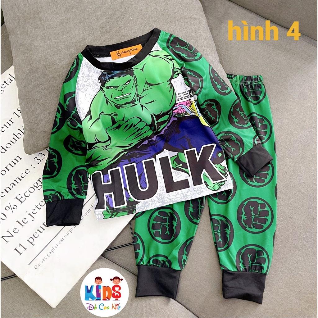 THUN LẠNH SIÊU NHÂN TAY DÀI BÉ TRAI - ĐỒ BỘ TRẺ EM