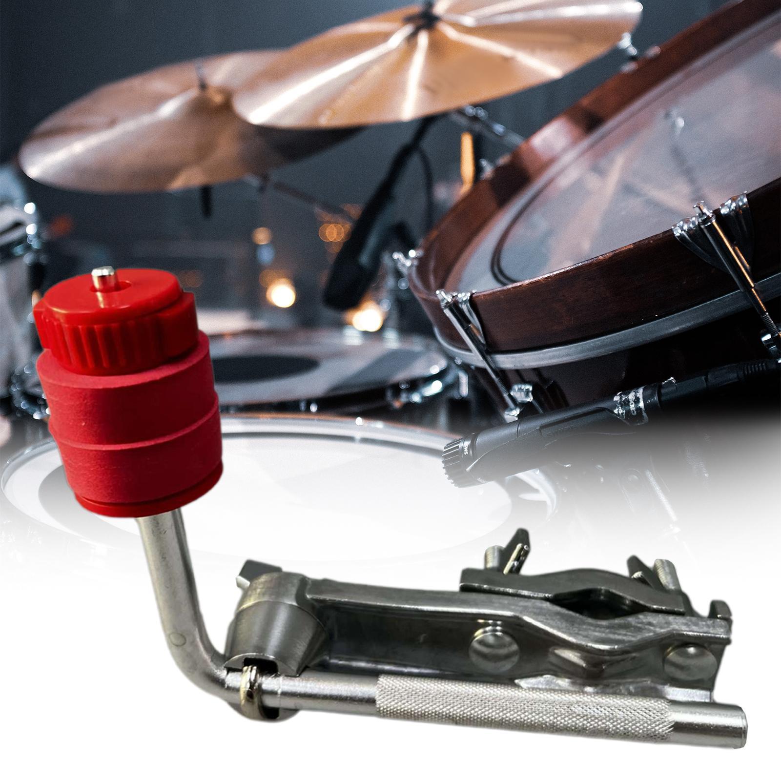 Zinc Alloy Drum Stand Clamp Drum Accessories Arm Stand Durable Adjustable Drum Extension Clamps Mount Cymbal Clip for Percussion Tool