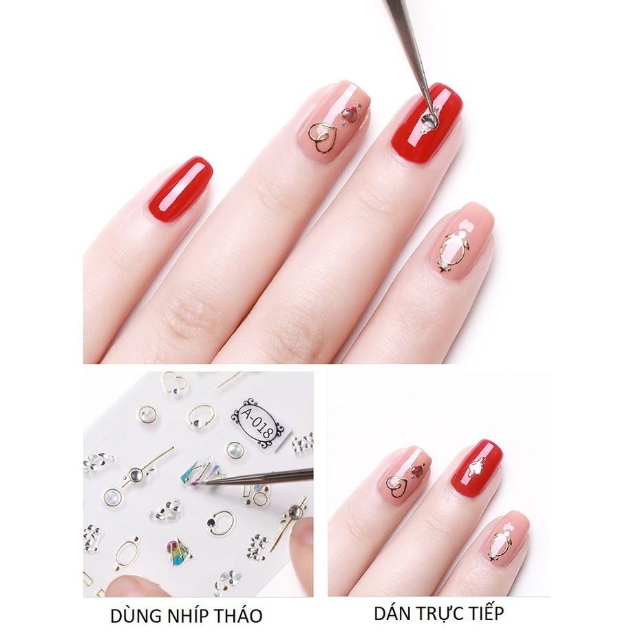 Sticker nails - hình dán móng 3D bướm