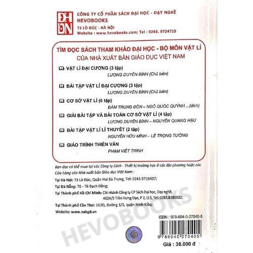 Sách - Vật Lý Đại Cương Tập 3 Phần 1: Quang Học Vật Lý Nguyên Tử Và Hạt Nhân - Dùng Cho Các Trường ĐH Khối Kỹ Thuật -HV - ảnh 4