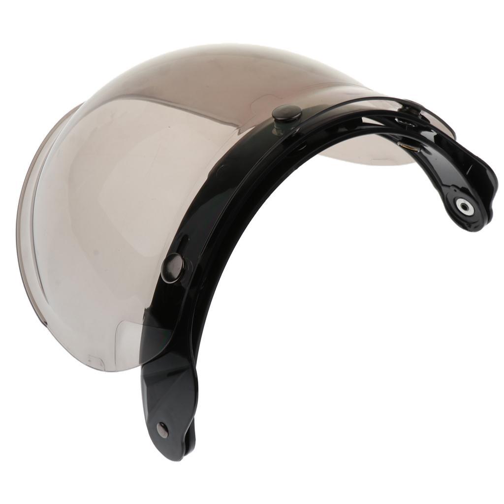2x3-Snap Bubble Wind Shield Visor for Bonanza Motorcycle Helmets 4