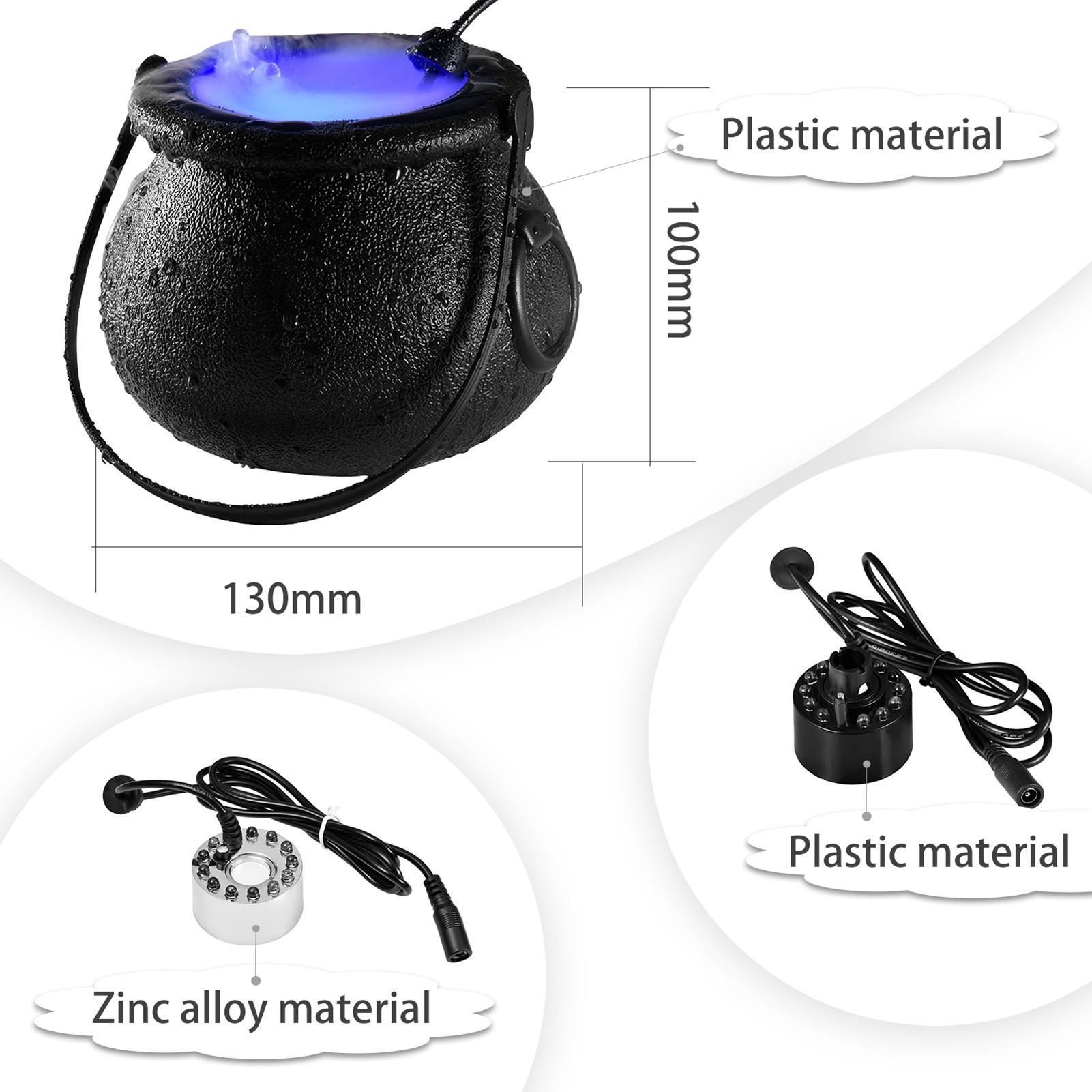 Lọ Phun Sương Phù Thủy Trang Trí Halloween Có Đèn Led Đổi Màu