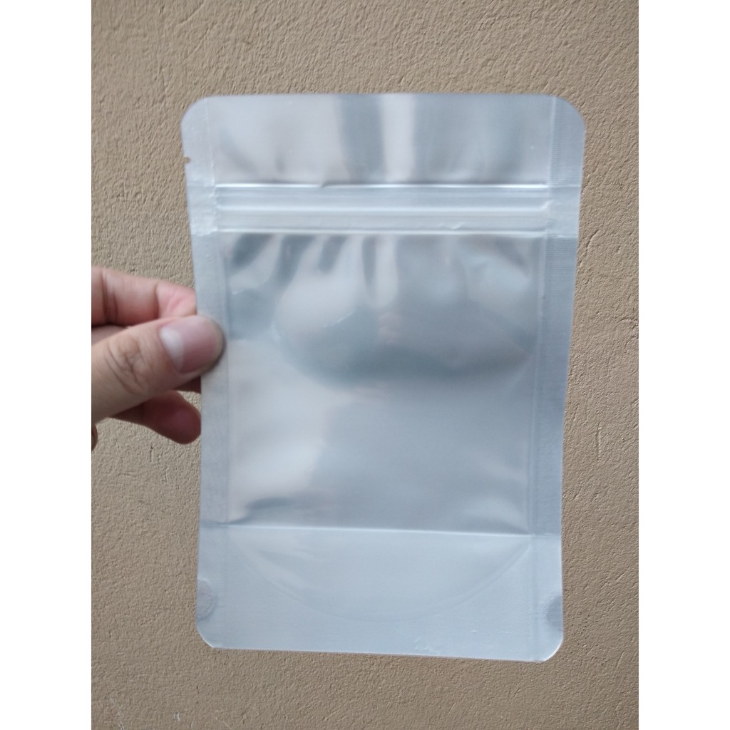 1kg Túi zipper mặt bạc mặt trong