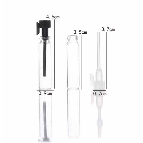 Chai chiết nước hoa - tinh dầu 1ml thuỷ tinh - To Bằng Đuôi Chuột