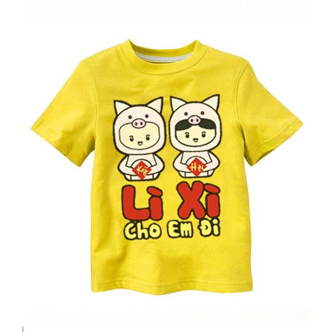 Áo thun trẻ em LÌ XÌ CHO EM ĐI siêu cute | Áo bé trai | bé gái TẾT
