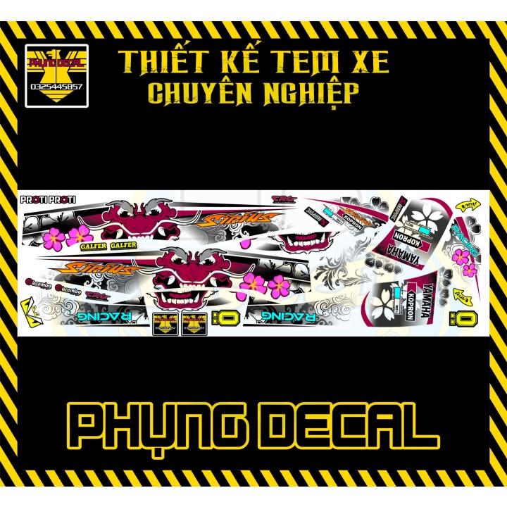 Tem rời dành cho sirius đầu lân trắng