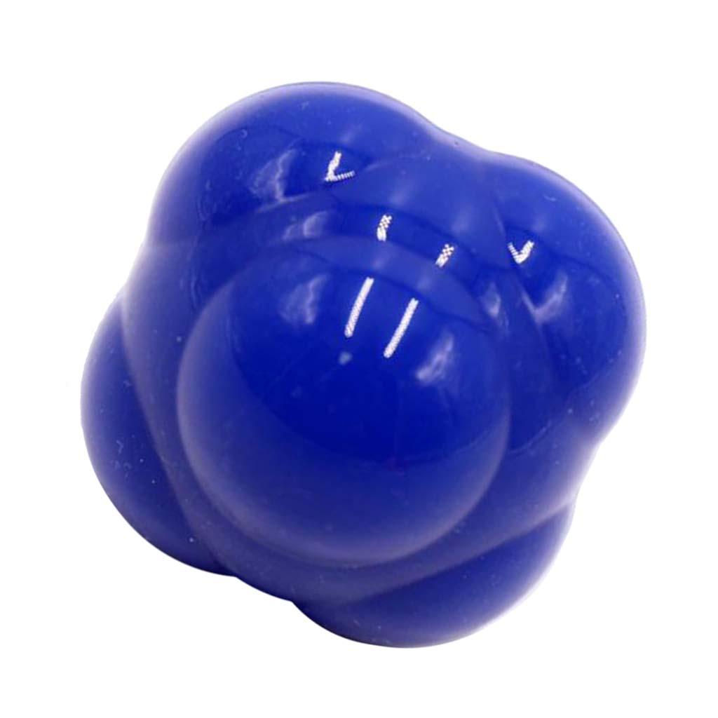 Training Balls Hexagon Reaction Ball Fitness Massage Ball Dark Blue