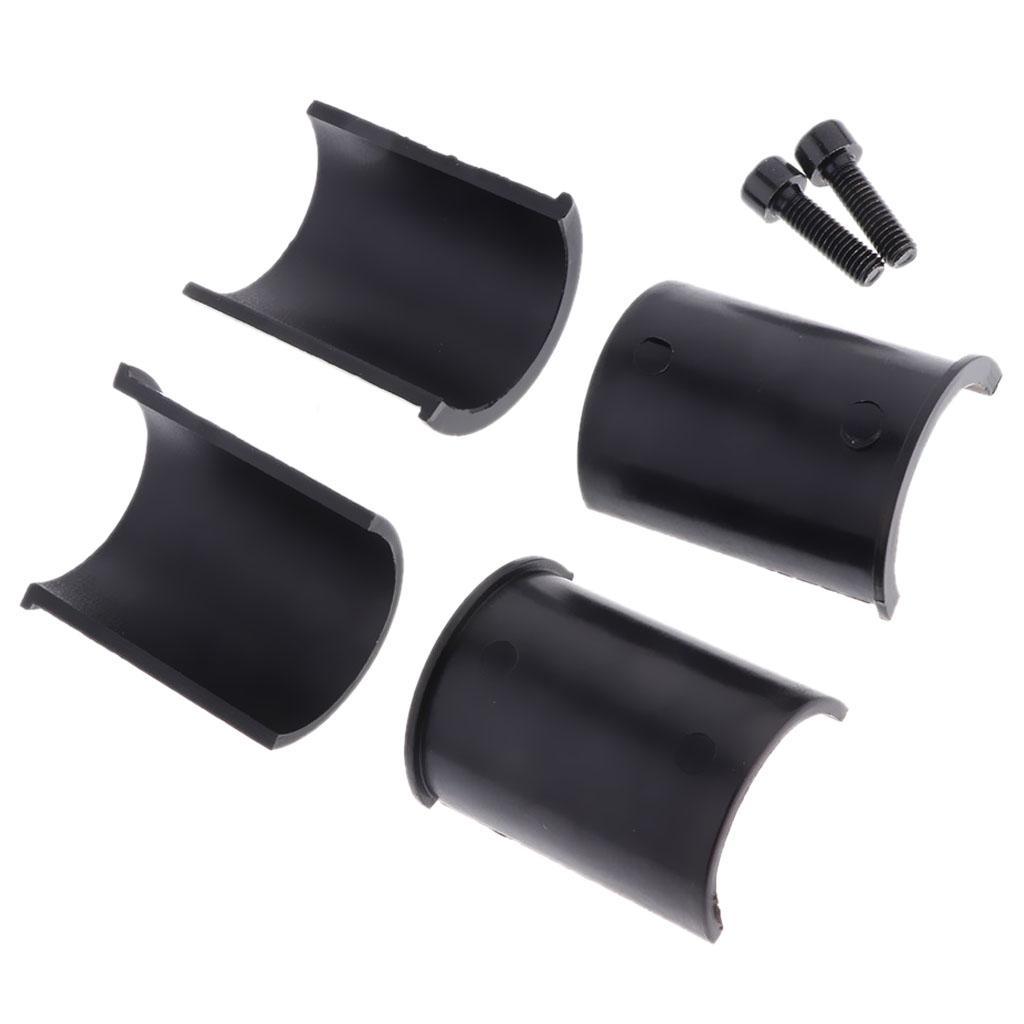 Motorcycle Black Billet Aluminum Headlight Fork Mounting Brackets Kits for