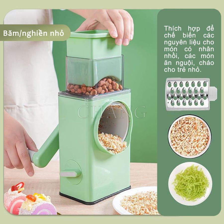Dụng Cụ Thái Rau Củ Quả Đa Năng 4 in 1 - Máy Nạo, Cắt Bào Củ Quả Đa Năng Cỡ Lớn Tiện Lợi
