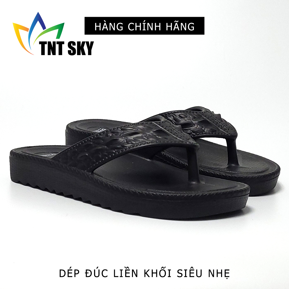 Dép Nam Xỏ Ngón Đúc Liền Khối Siêu Nhẹ - Hàng Chính Hãng - TK412