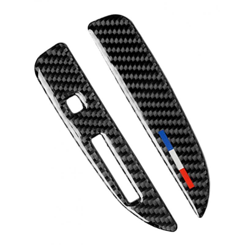 Carbon Fiber Gear Lever Frame Decorative Sticker for 2015 2017