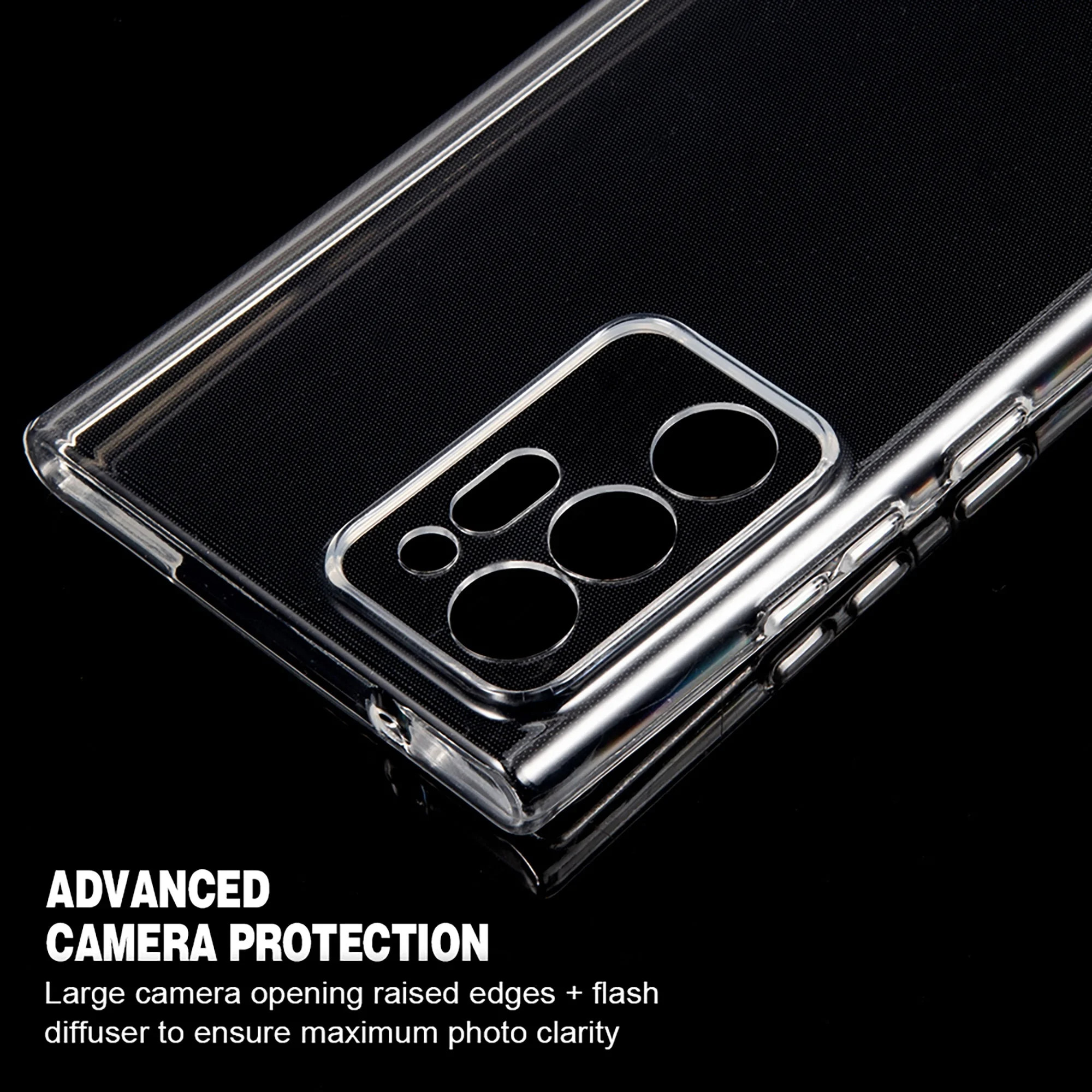 Ốp lưng silicon dẻo trong suốt bảo vệ camera cho Samsung Galaxy Note 20 Ultra hiệu Ultra Thin độ mỏng chỉ 0.6mm - Hàng nhập khẩu