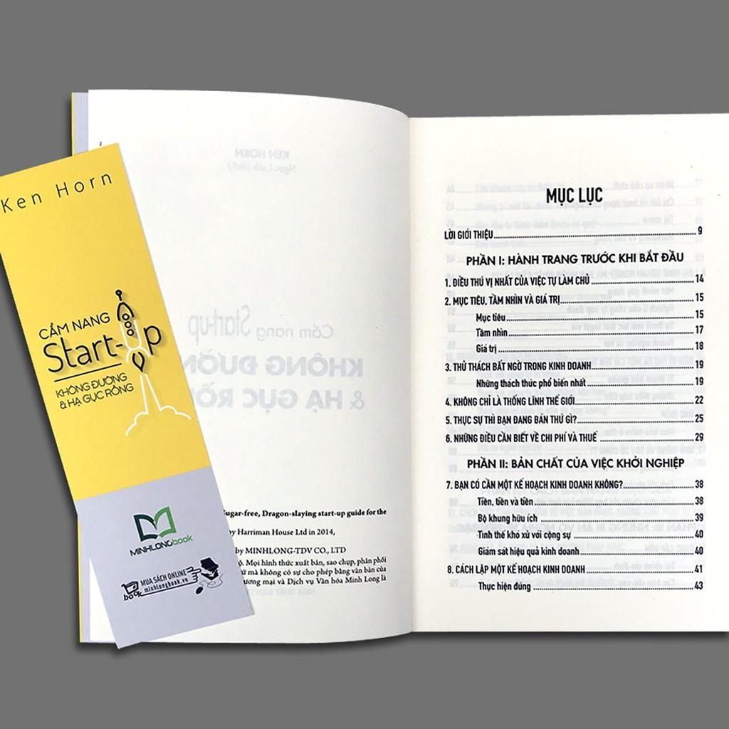 Cẩm Nang Start Up - Không Đường Và Hạ Gục Rồng - Minh Long - Bản Quyền