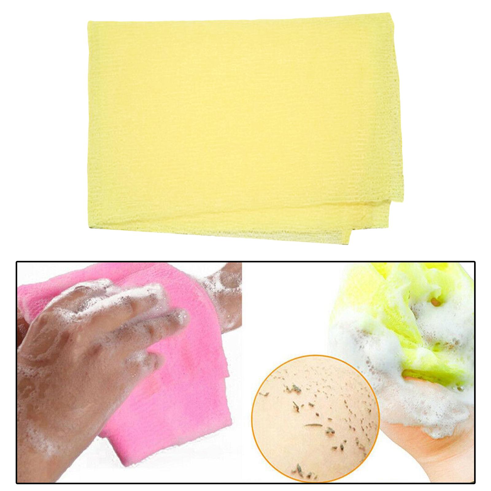 1pc Nylon Exfoliating Bath Towel Cloth Magic Household Washing Cleaning